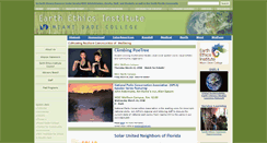 Desktop Screenshot of earthethicsinstitute.org