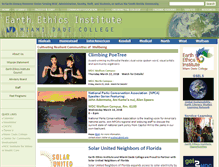 Tablet Screenshot of earthethicsinstitute.org